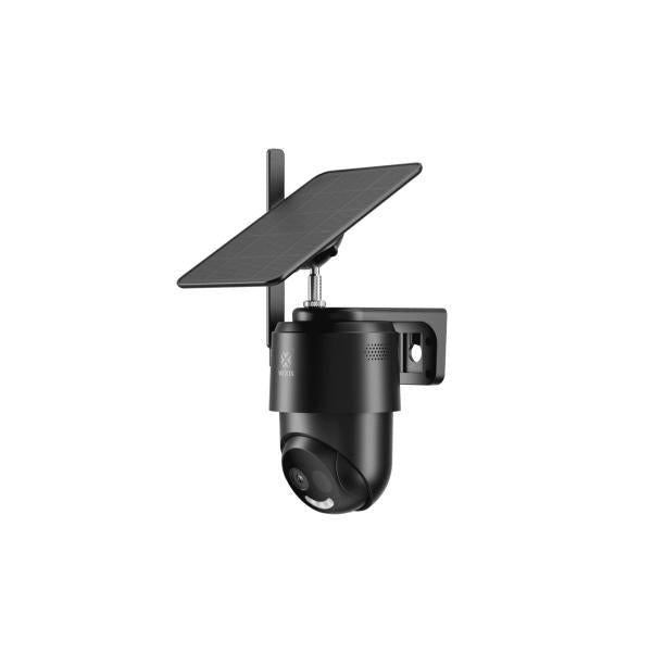 Load image into Gallery viewer, Woox r4250 smart 4g outdoor ptz camera with solar panel kit, 2mp, 1920x1080p, 4g lte-fdd, black
