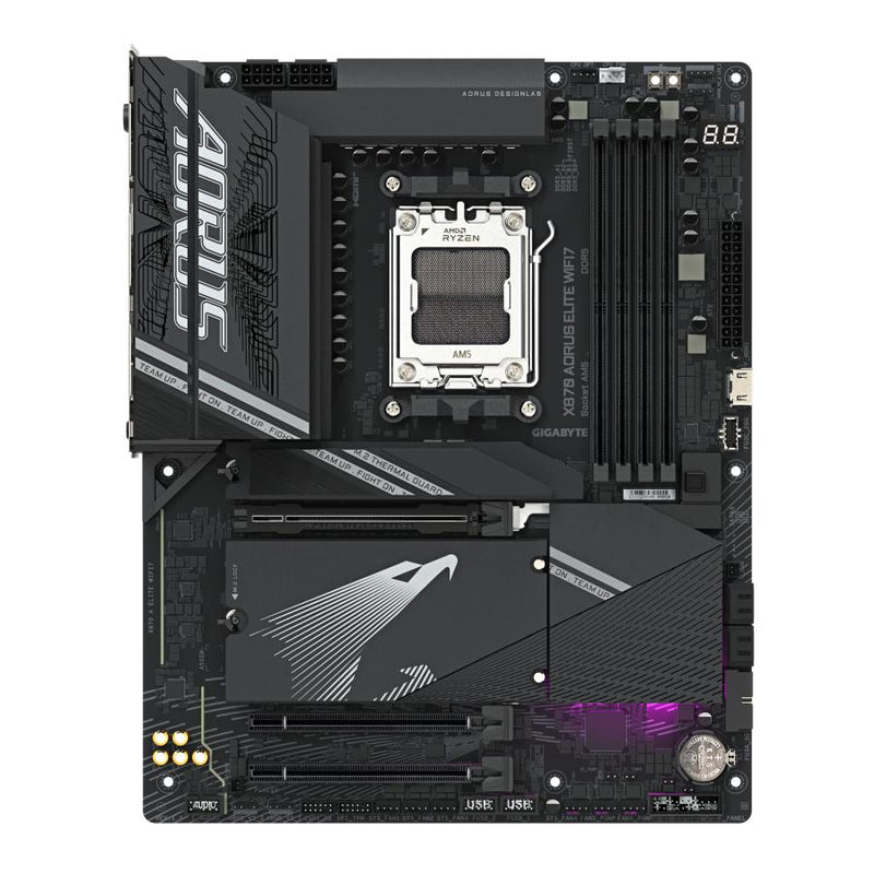 Load image into Gallery viewer, Gigabyte x870 a elite wifi7, atx, amd am5, x870, 4x ddr5, usb4, 2.5 gbe, wi-fi 7, pcie 5.0

