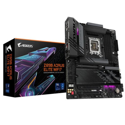Gigabyte z890 aorus elite wifi7 socket 1851 moederbord (raid, 2.5gb-lan, wi-fi 7, bt, sound, atx)