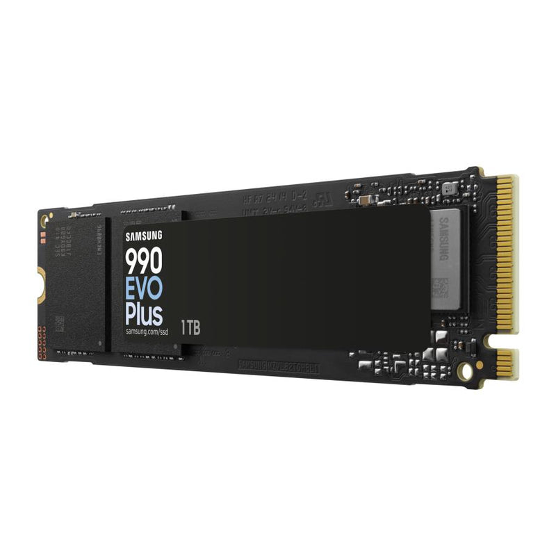 Load image into Gallery viewer, Samsung mz-v9s1t0bw 990 evo plus ssd, 1 tb, m.2, pcie 4.0, 7150 mb s, 1350000 iops, black
