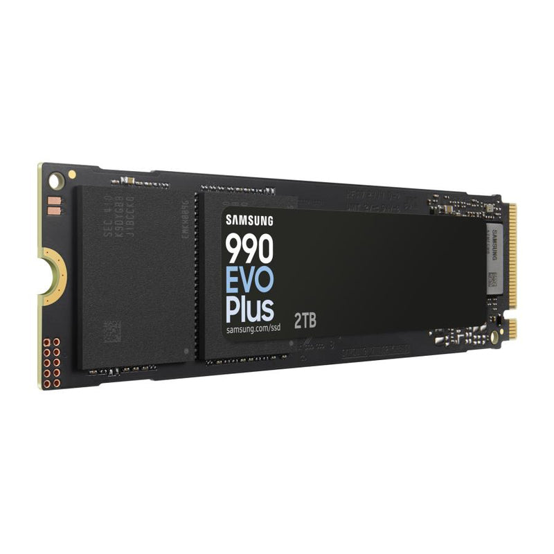 Load image into Gallery viewer, Samsung mz-v9s2t0bw mz-v9s2t0 990 evo plus ssd, 2 tb, m.2, pcie 4.0, 7150 mb s, 1350000 iops, black
