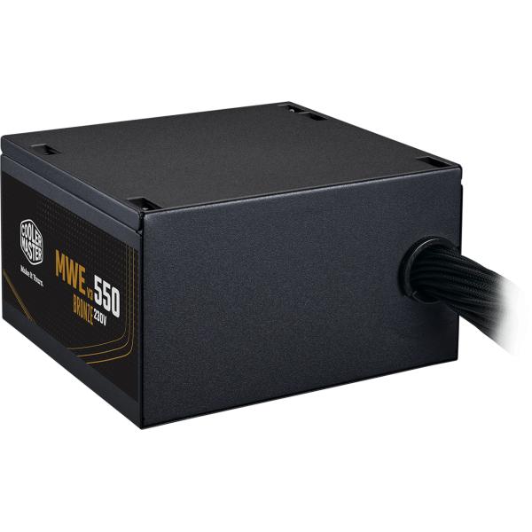 Load image into Gallery viewer, Cooler master mpe-5501-acabw-3beu mwe bronze v3 psu, atx, 550w, quiet hdb fan
