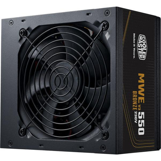 Cooler master mpe-5501-acabw-3beu mwe bronze v3 psu, atx, 550w, quiet hdb fan