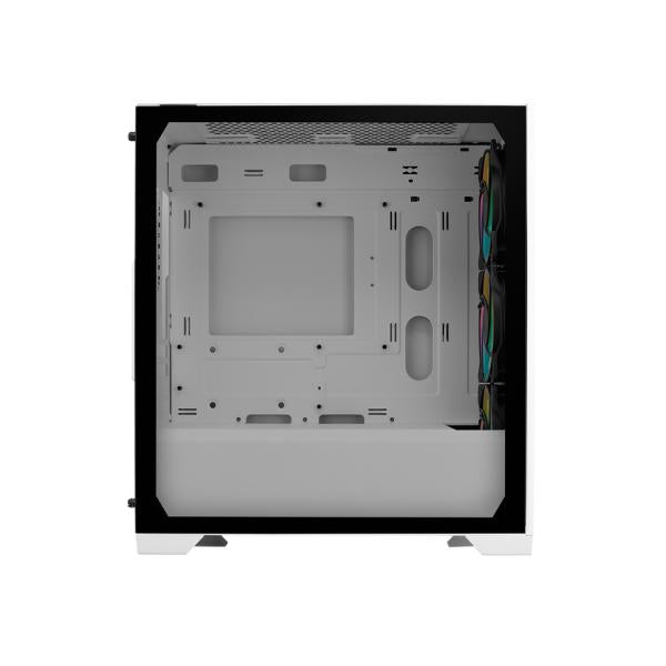 Load image into Gallery viewer, Cooler master e301-wgnn-s00 elite 301 white argb, atx, window, usb 3.2 gen 1 type-c, 3x 120mm argb
