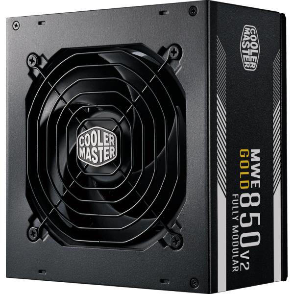 Load image into Gallery viewer, Cooler master mpe-8501-afaag-3eeu mwe gold 850 v2 atx3.1 black, 850w, 90% @typ, 120mm, 4x pcie 6+2
