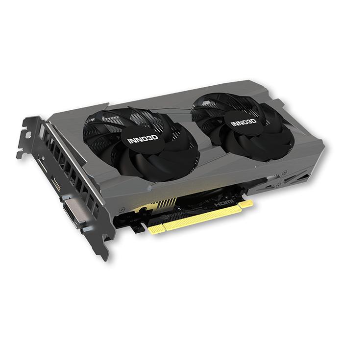 Load image into Gallery viewer, Inno3d n30502-06d6-1880va60 geforce rtx 3050, atx, 6 gb, gddr6, 96-bit, 168 gb s, dual-fan
