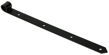 1013640 - enkel luikscharnier zwart 40 cm dia 18 mm | 6 stuks