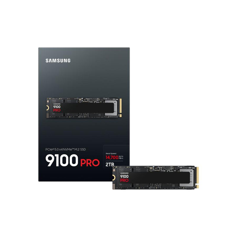 Load image into Gallery viewer, Samsung mz-vap2t0bw 9100 pro pcie® 5.0 nvme™ m.2 ssd - 2 tb, 2 tb, m.2, 14700 mb s
