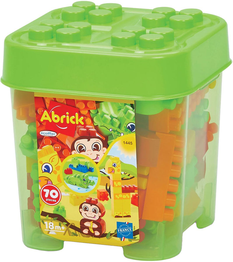 Load image into Gallery viewer, Écoiffier ecoiffier abrick bouwblokken jungle in opbergbox - 70dlg.
