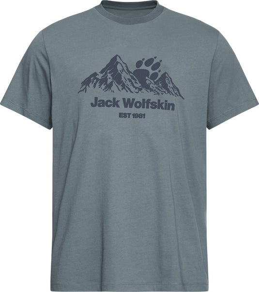 Jack wolfskin carefree t m heren outdoorshirt-grey odessa