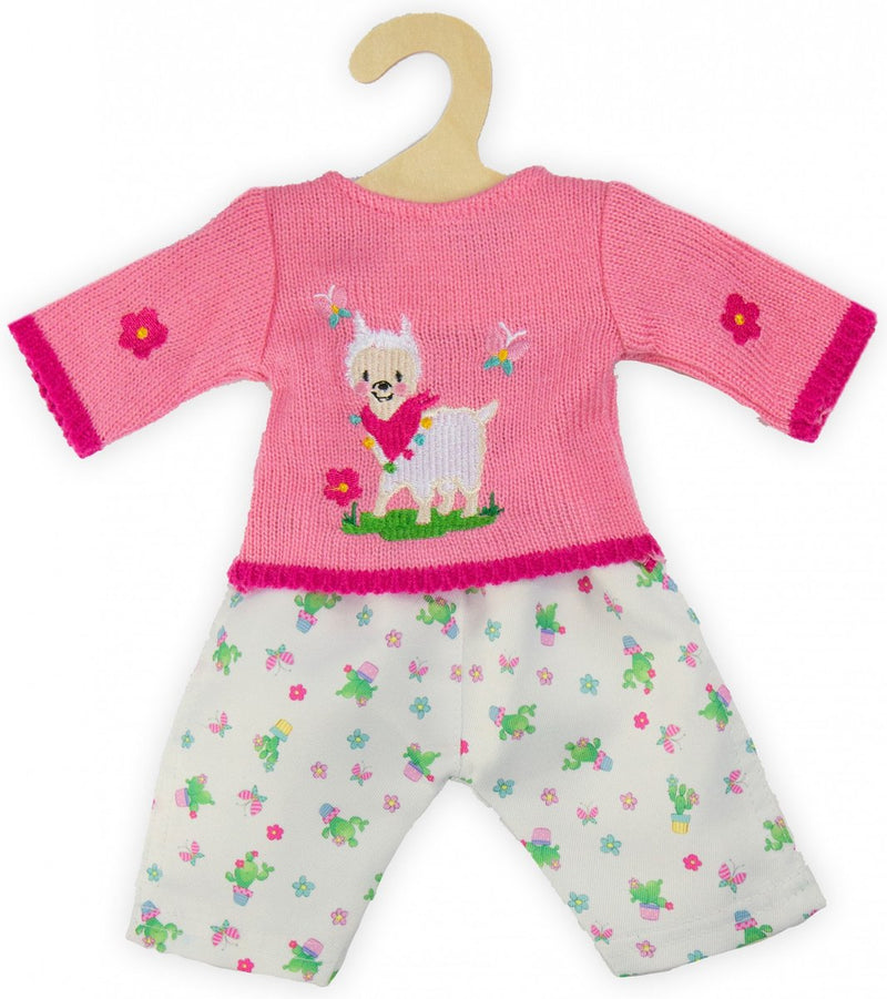 Load image into Gallery viewer, Heless poppen pullover met broek alpaca, 28-35 cm
