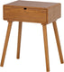 Woood nelo nachtkastje bijzettafel - hout - bruin - 54x36x30