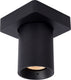 Lucide nigel - plafondspot (plafondlamp) - led dim to warm - gu10 - 1x5w 2200k 3000k - zwart