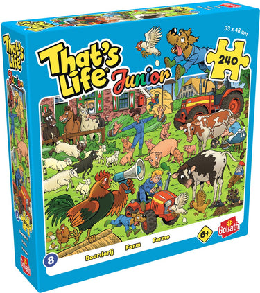 Goliath that's life junior | nummer 8 | boerderij puzzel | 240 stukjes | vanaf 6 jaar