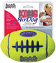 Kong air squeaker football small - bal - 97 mm x 86 mm x 40 mm - geel