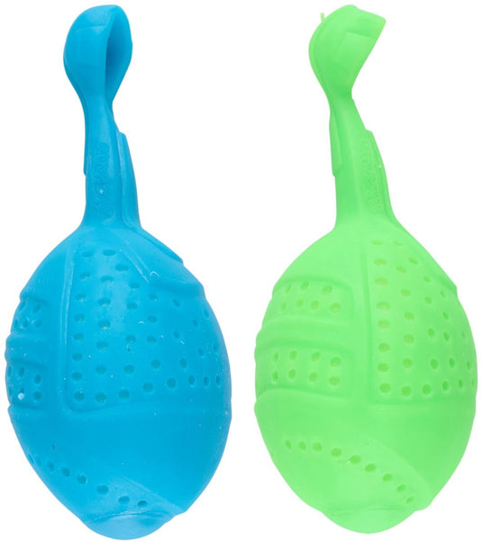 Eddy toys waterbommen 2 stuks – herbruikbare waterbommen van elastisch kunststof – waterbommen voor buitenspel – groen en blauw – eenvoudig te vullen met water