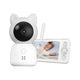 Xenon x7202 smart baby camera with monitor, wi-fi, 2.4 ghz, 3 mp, 2-way audio, sd, white