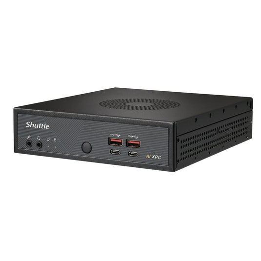Shuttle dn11h5 slim ai pc, intel core ultra 5 125h, intel arc graphics, ddr5, hdmi, dp, 4x 2.5g lan