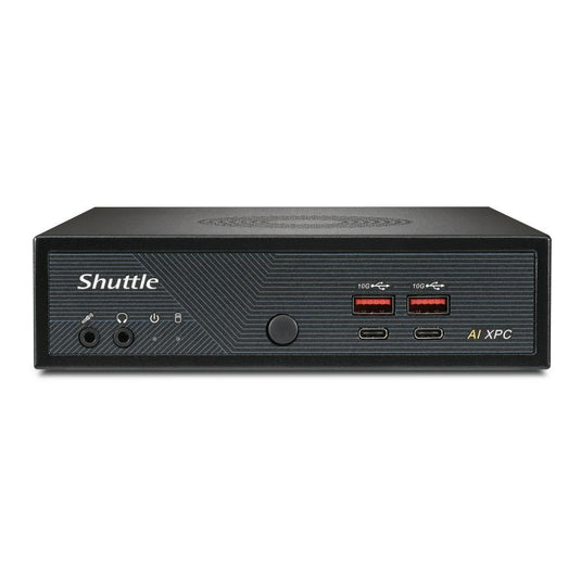 Shuttle dn11h7 slim ai pc, intel core ultra 7 155h, intel arc graphics, ddr5, hdmi, dp, 4x 2.5g lan