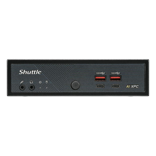 Shuttle dn11h7 slim ai pc, intel core ultra 7 155h, intel arc graphics, ddr5, hdmi, dp, 4x 2.5g lan