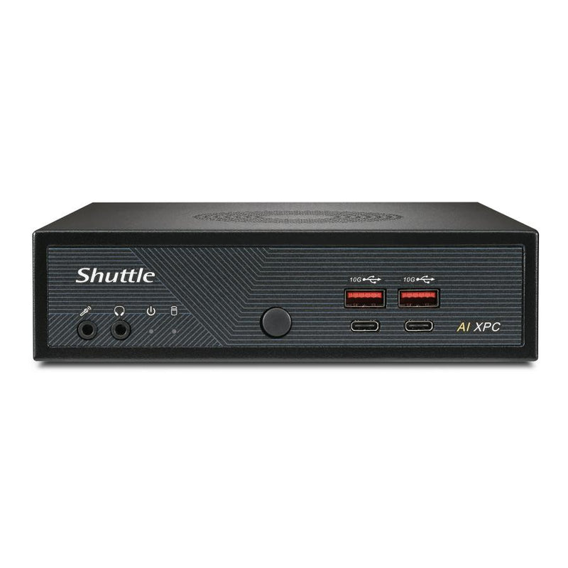 Afbeelding laden in galerijviewer, Shuttle dn11h7 slim ai pc, intel core ultra 7 155h, intel arc graphics, ddr5, hdmi, dp, 4x 2.5g lan
