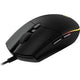 Gaming-muis logitech zwart g102 bedraad