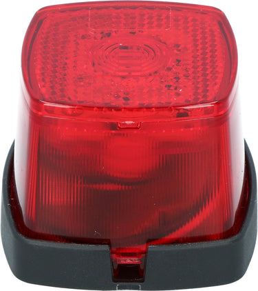 Carpoint led markeringslamp rood - 12-24v - e-keur - eenvoudig te monteren - inclusief bevestigingsmateriaal aansluitkabels - 50x50x45mm (lxbxh)