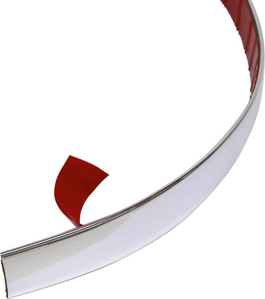 Carpoint decoratiestrip chroom – 22 mm x 2 meter – zelfklevend – universeel – voor auto interieur exterieur – sportieve look