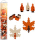 Plus-plus tube pompoen pumpkin spice 240 delige bouwset - 4321 - bouwspeelgoed - constructiespeelgoed - set met bouwstenen - vanaf 5 jaar