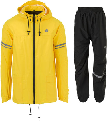 Agu original regenpak essential zwart geel