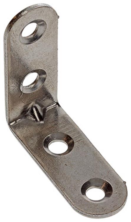Load image into Gallery viewer, Mack 1013712 - 4 stoelwinkelhaken inox 40x40mm | 10 stuks
