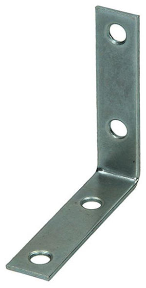 1013758 - 20 geplooide winkelhaken verzinkt 63x63x16mm | 10 stuks