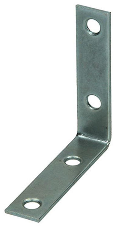 1013758 - 20 geplooide winkelhaken verzinkt 63x63x16mm | 10 stuks