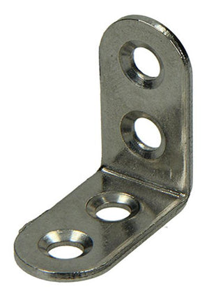 Mack 1013773 - 4 stoelwinkelhaken inox 30x30mm | 10 stuks