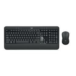 Logitech mk540 advanced - draadloze toetsenbord- en muiscombinatie, desktopset (donkergrijs, eu lay-out (qwerty), 1000 dpi)