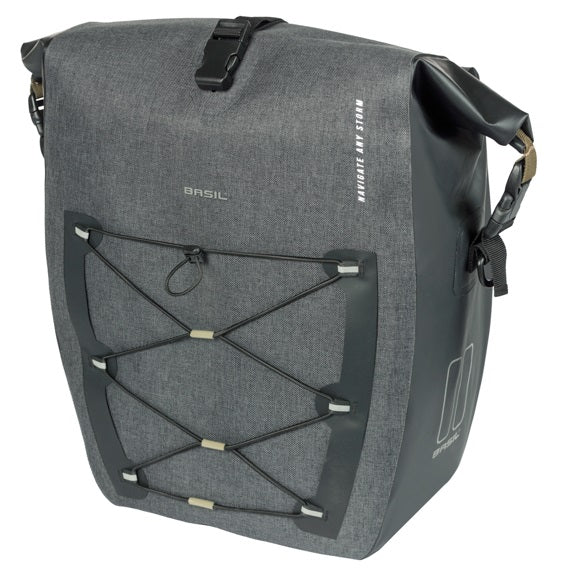 Load image into Gallery viewer, Basil enkele tas navigator storm l mik 25-31l 15 x 27 x 41 cm - zwart
