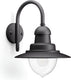 Philips led philips raindrop buitenwandlamp - 1-lichts - zwart