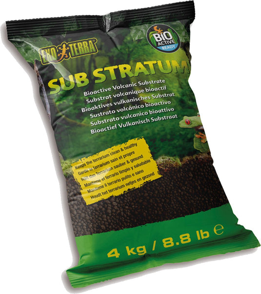 Exo terra frog bioactief vulkanisch substraat - 4 kg