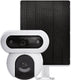 Ezviz hb90+8w zonnepaneel 4mp+4mp dubbele lenzen 360° beveiligingscamera voor buiten wifi draadloos met 10400mah batterij, altijd-aan videomodus, personen- voertuigdetectie, automatische volgfunctie - geen maandkosten