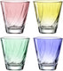 Leonardo twist drinkglas 215ml assorti - set 4
