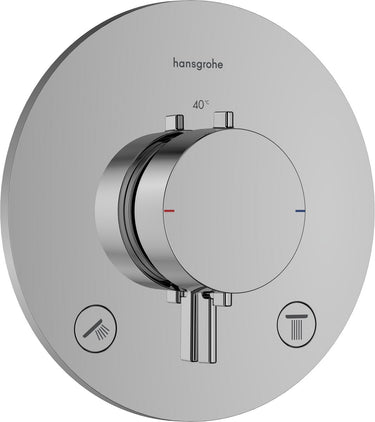 Hansgrohe ecostat comfort s - inbouwthermostaat - ecostat thermostaat - voor 2 functies - chroom