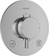 Hansgrohe ecostat comfort s - inbouwthermostaat - ecostat thermostaat - voor 2 functies - chroom