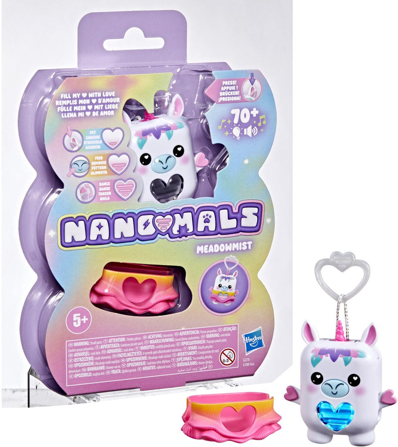 Load image into Gallery viewer, Hasbro nano-mals meadowmist de eenhoorn - elektronisch - meer dan 70 reacties - interactief
