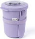Amuse tylla duo lavender lunchbox - 150ml + 450ml - yoghurt beker to go - perfect afsluitbare muesli beker met spork - lekvrije lunchpot - bpa-vrije soepbeker – paars