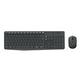 Logitech mk235 wireless keyboard en mouse, desktopset (zwart, us-international)