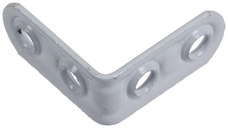 Load image into Gallery viewer, Mack 1013793 - 4 geplooide winkelhaken wit gelakt 30x30mm | 10 stuks
