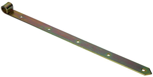 1013727 - enkel luikscharnier geel verz.50 cm dia 18 mm | 6 stuks