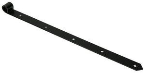 1013728 - enkel luikscharnier zwart 50 cm dia 18 mm | 6 stuks