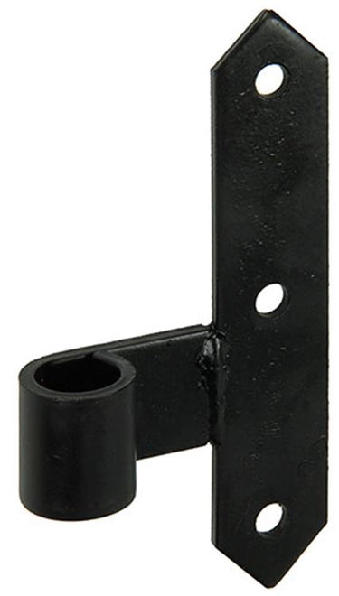 1013721 - gedec. scharnier rechts zwart 150 mm | 10 stuks