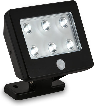 Briloner kollig - led wandlamp oplaadbaar - op batterijen - met sensor - buitenverlichting met bewegingssensor - 12 cm - ip54 - 6.500k - zwart